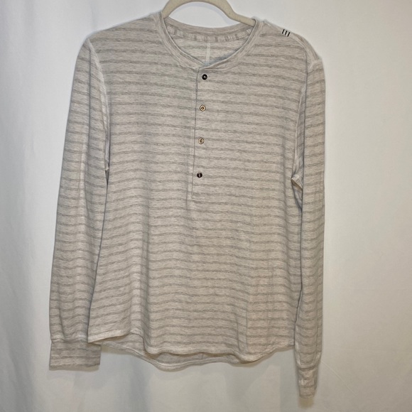 lululemon athletica Other - |Lululemon| Field Henley Long Sleeve striped L